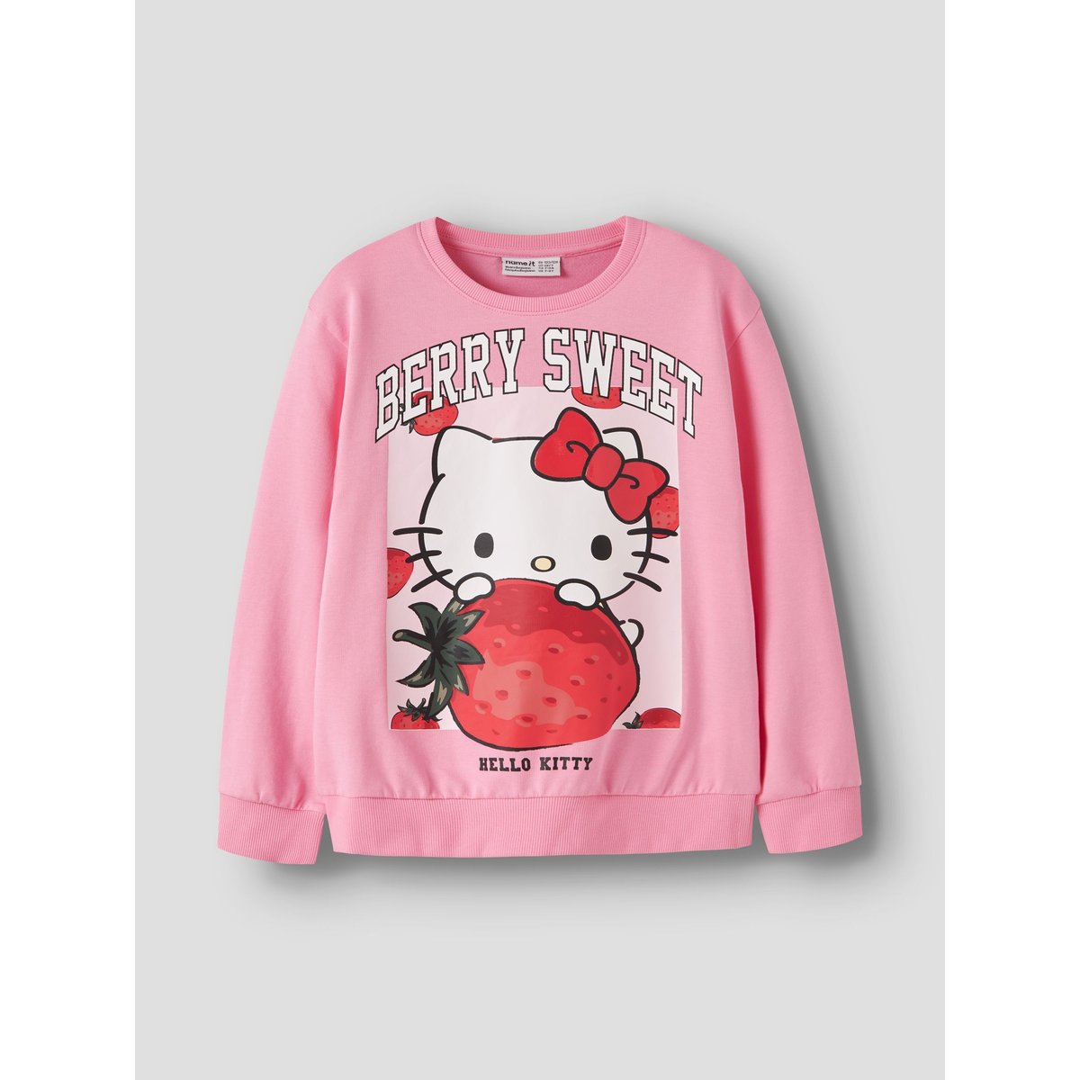 Sweat-Shirt rouge - pink drink1, NAME IT