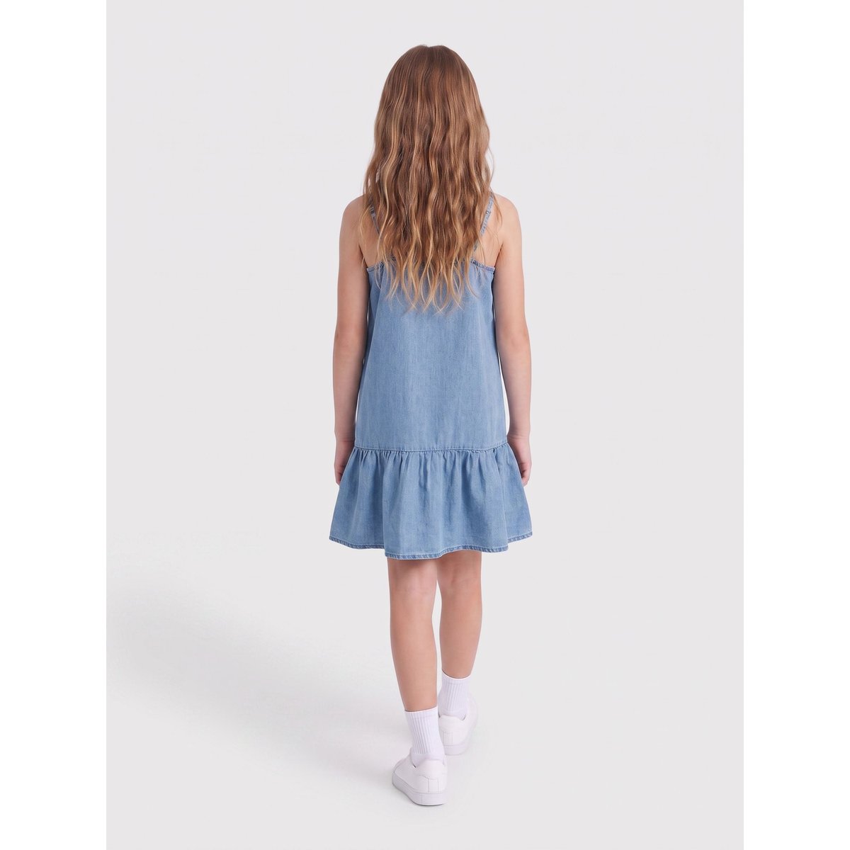 Robe En Denim medium blue denim 1, KIDS ONLY