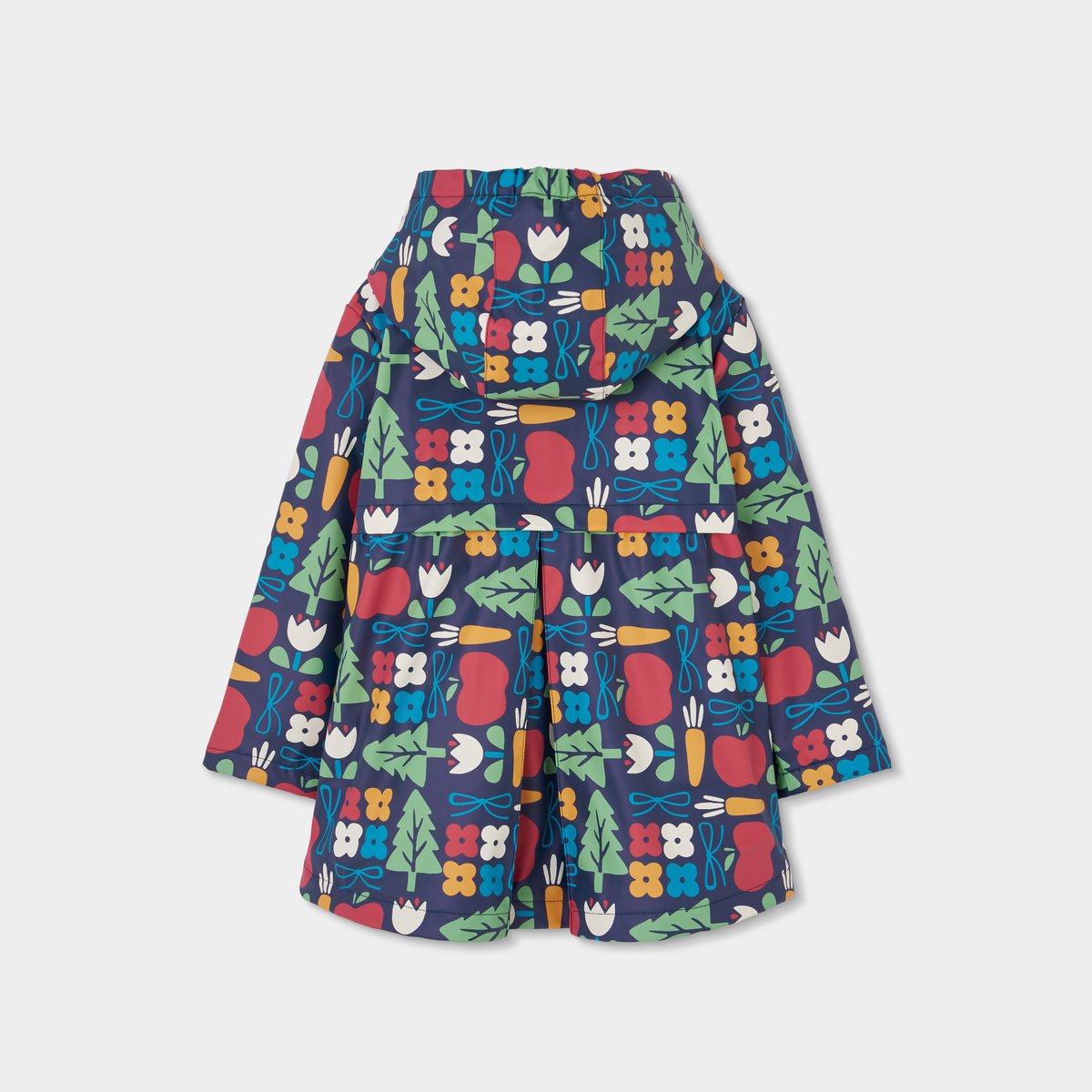 Imperméable imprimé nature avec capuche multicolore, BOBOLI