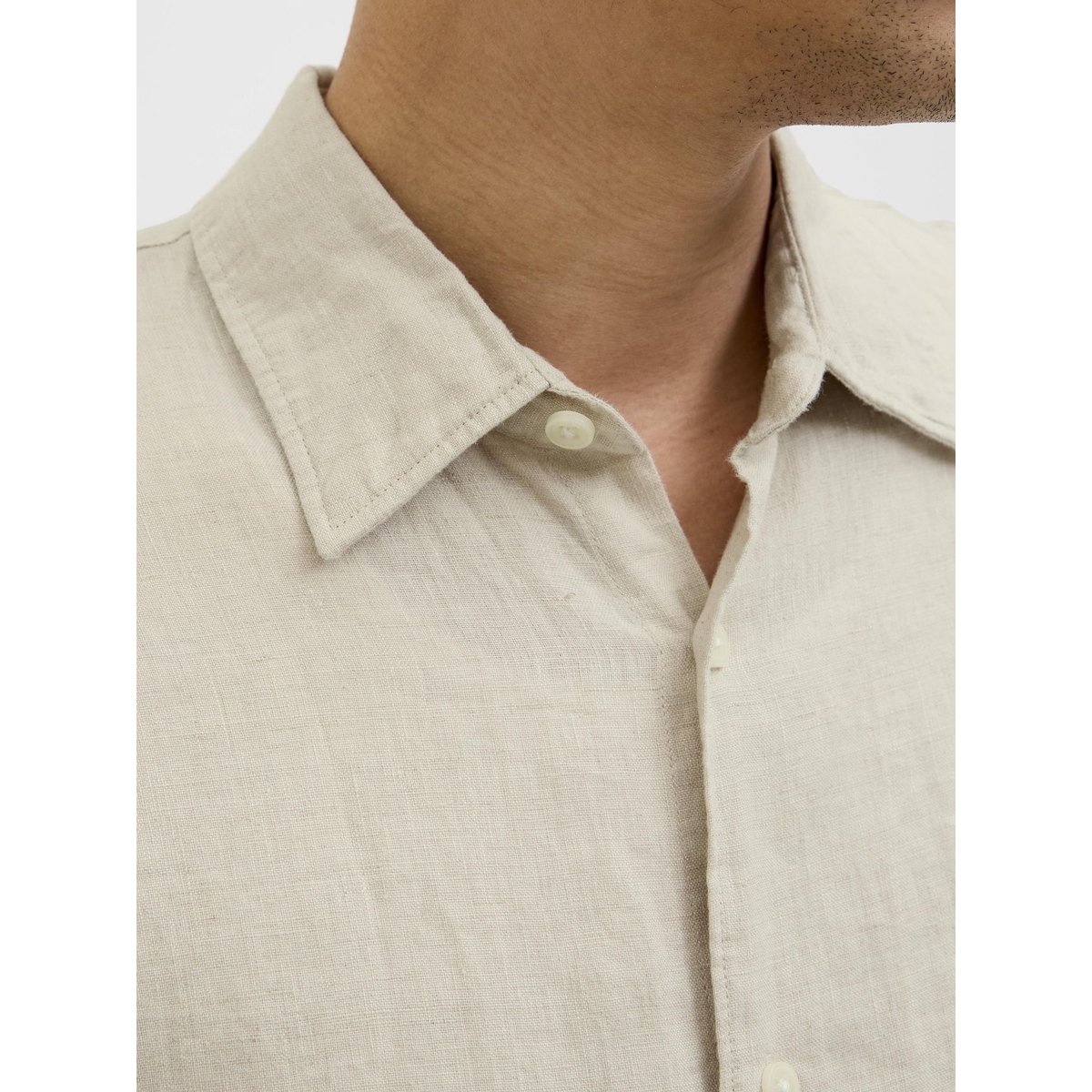 Chemise À Boutons grise - silver lining 1, JACK & JONES