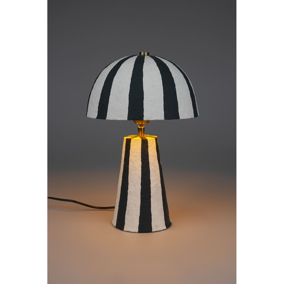 Lampe design en métal industriel, ZEBRA REBEL blanc, BOITE A DESIGN