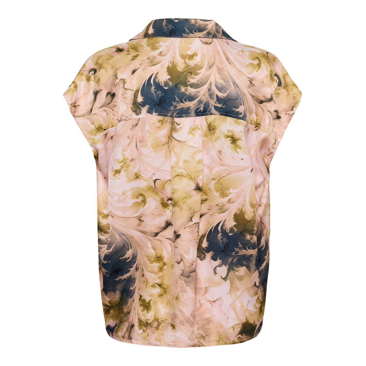 Blouse à manches longues bleu vert blue/green swirl, CULTURE