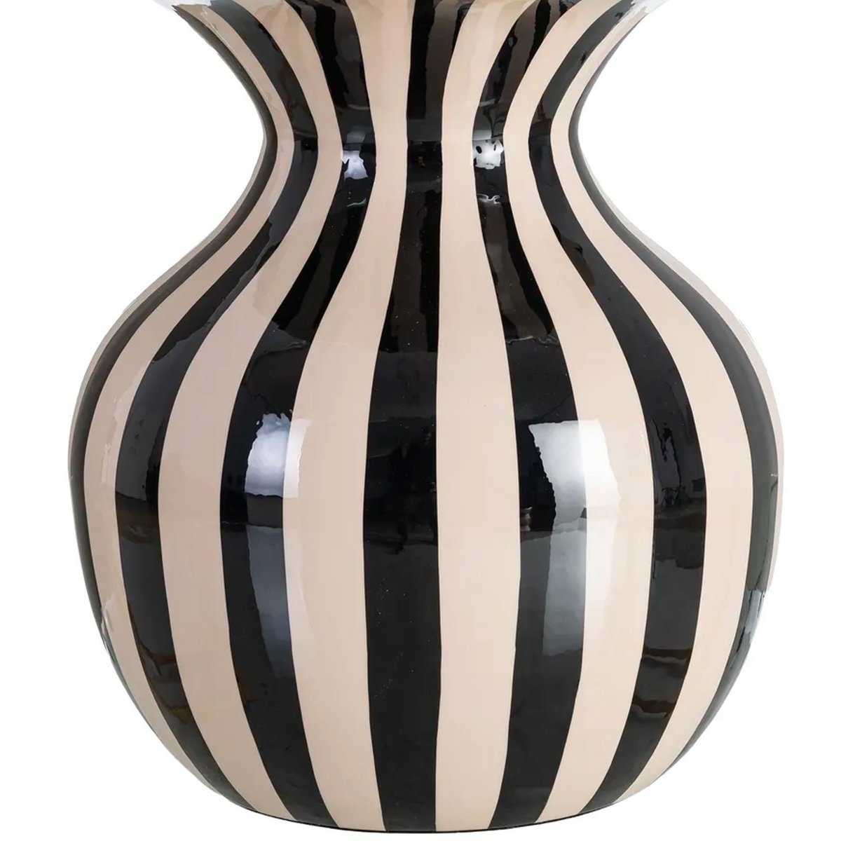 Table d'appoint résine noire et blanche 38x38x47cm noir, WADIGA