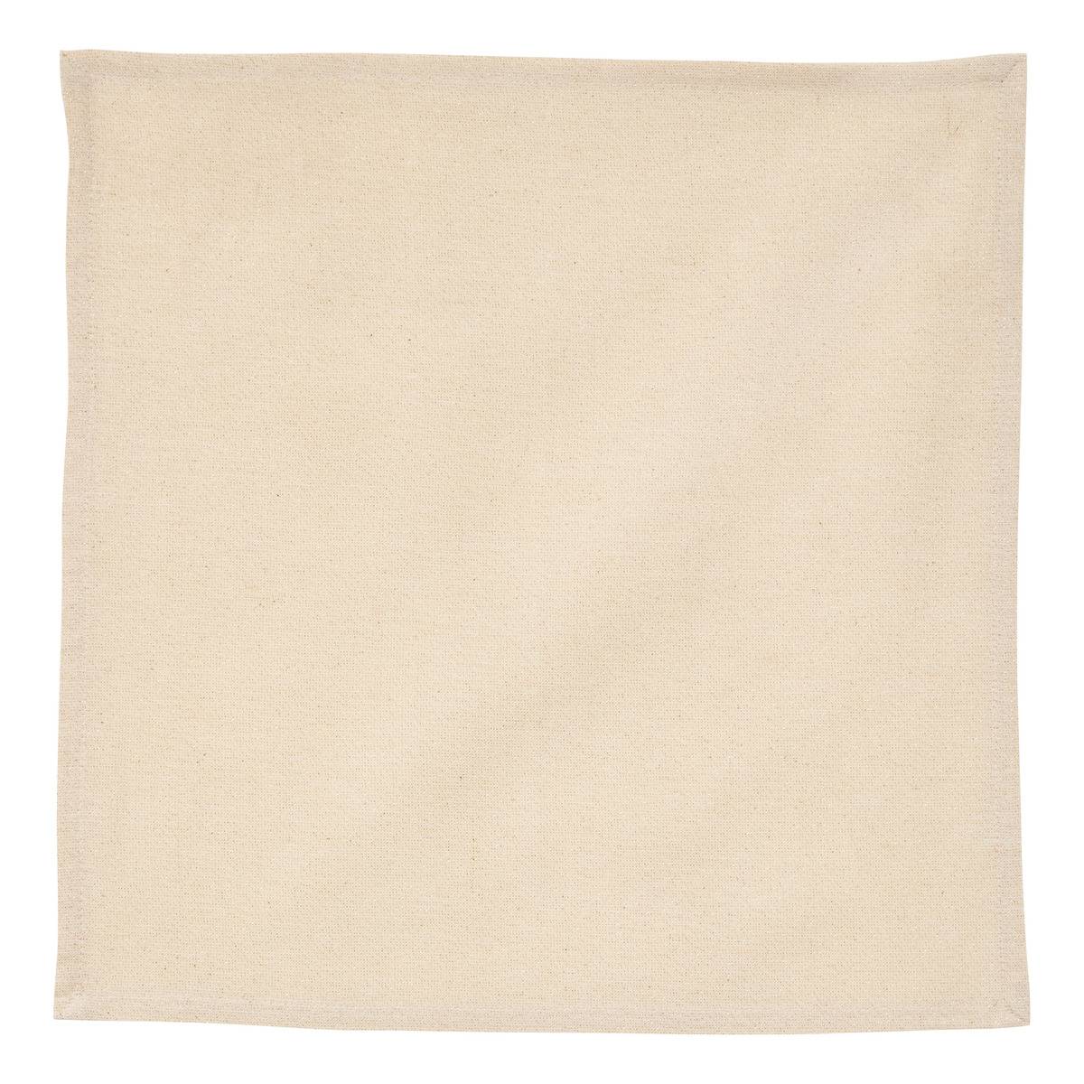 Lot de 4 serviettes de table en coton Lyeka beige beige, FEERIC LIGHTS & CHRISTMAS
