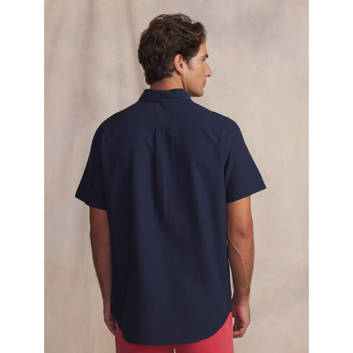 Chemise manches courtes BILALCHA navy, TBS