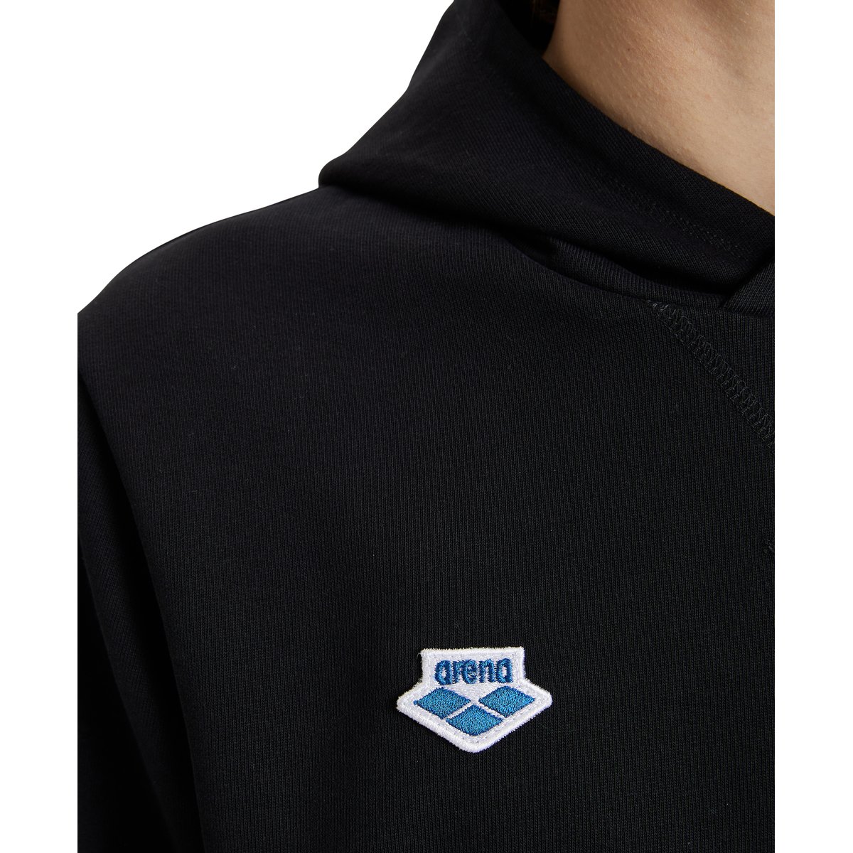 Sweat-shirt à capuche Icons Solid black-white-black, ARENA
