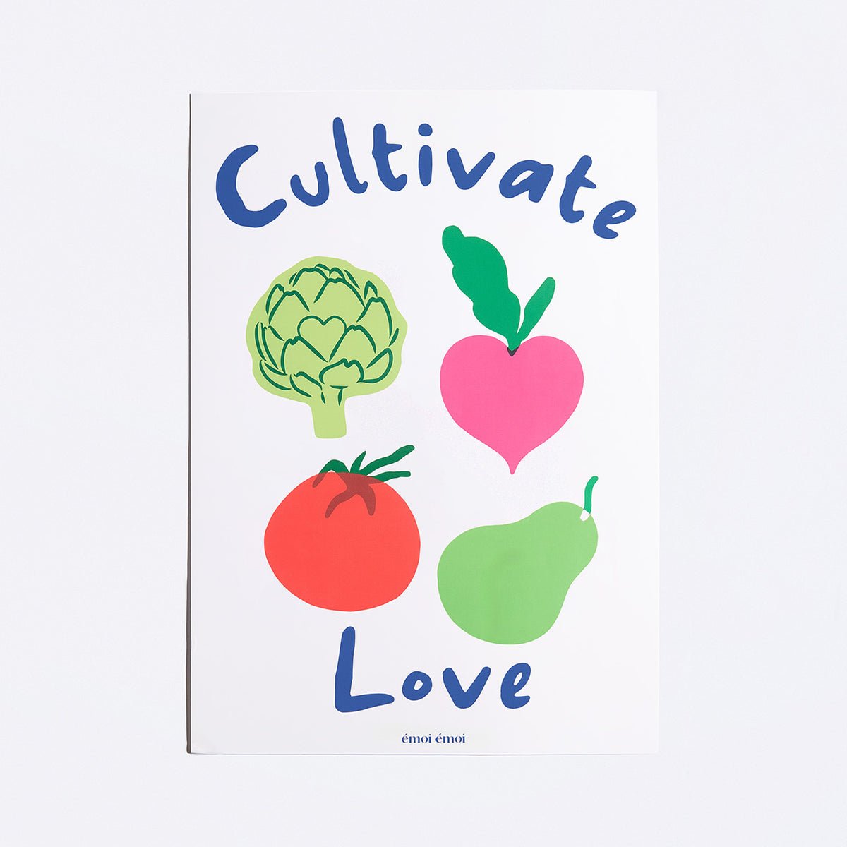 Affiche Cultivate love multicolore, EMOI EMOI
