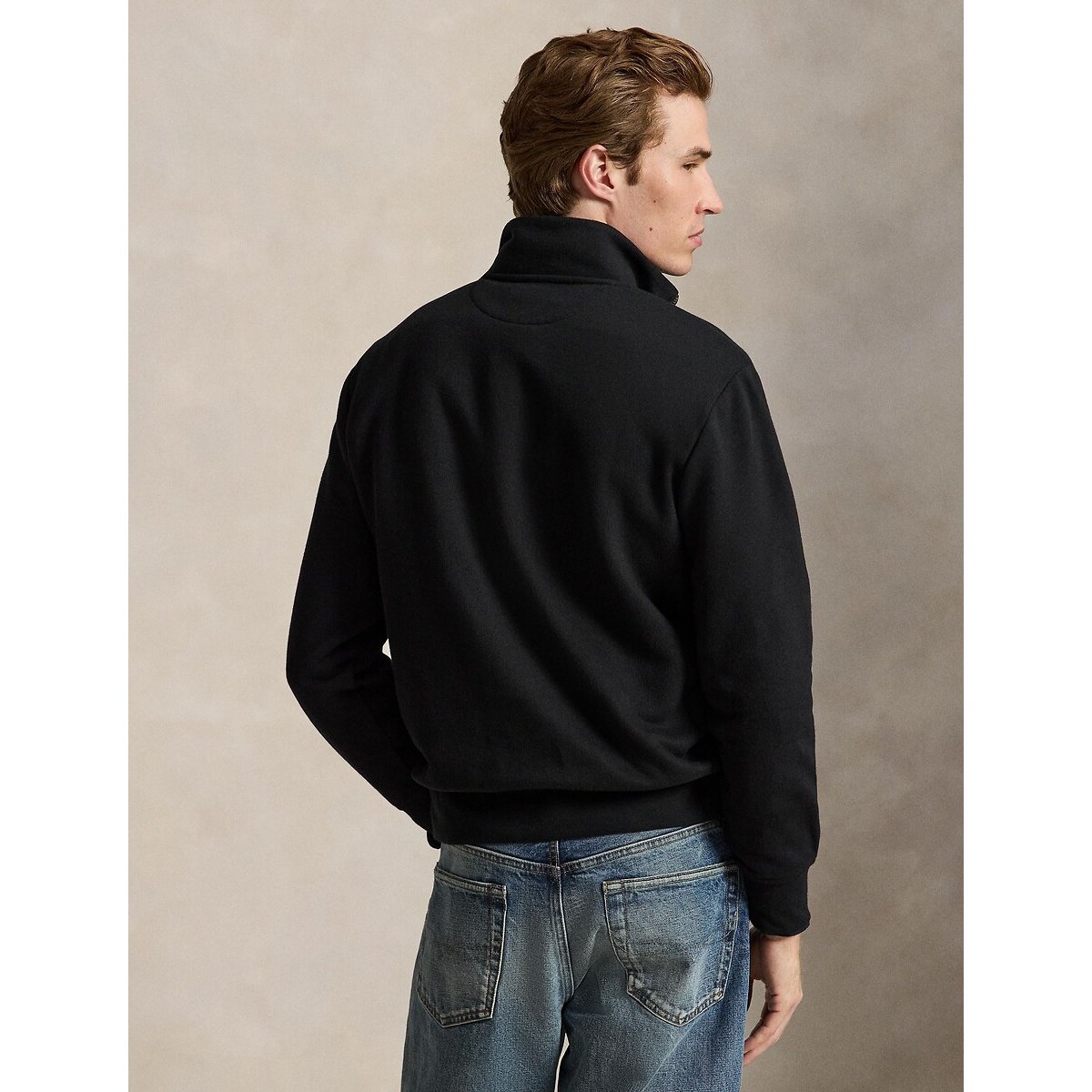Sweat demi-zippé noir, POLO RALPH LAUREN