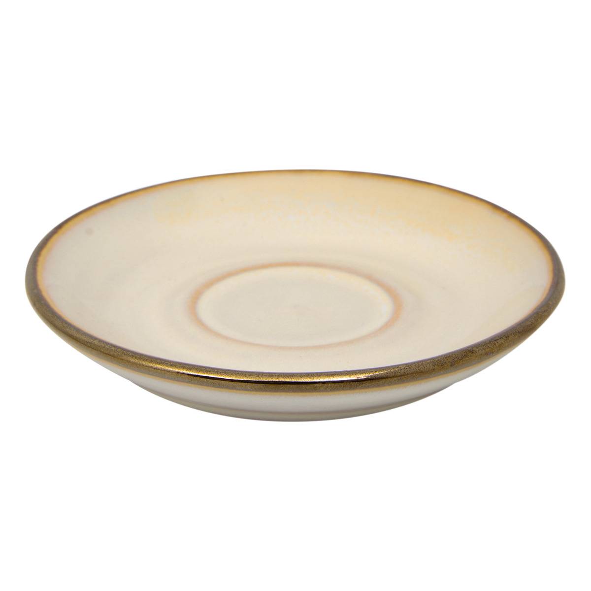 Coffret de 2 tasses avec coupelles en faïence ELLA blanc, ATMOSPHERA