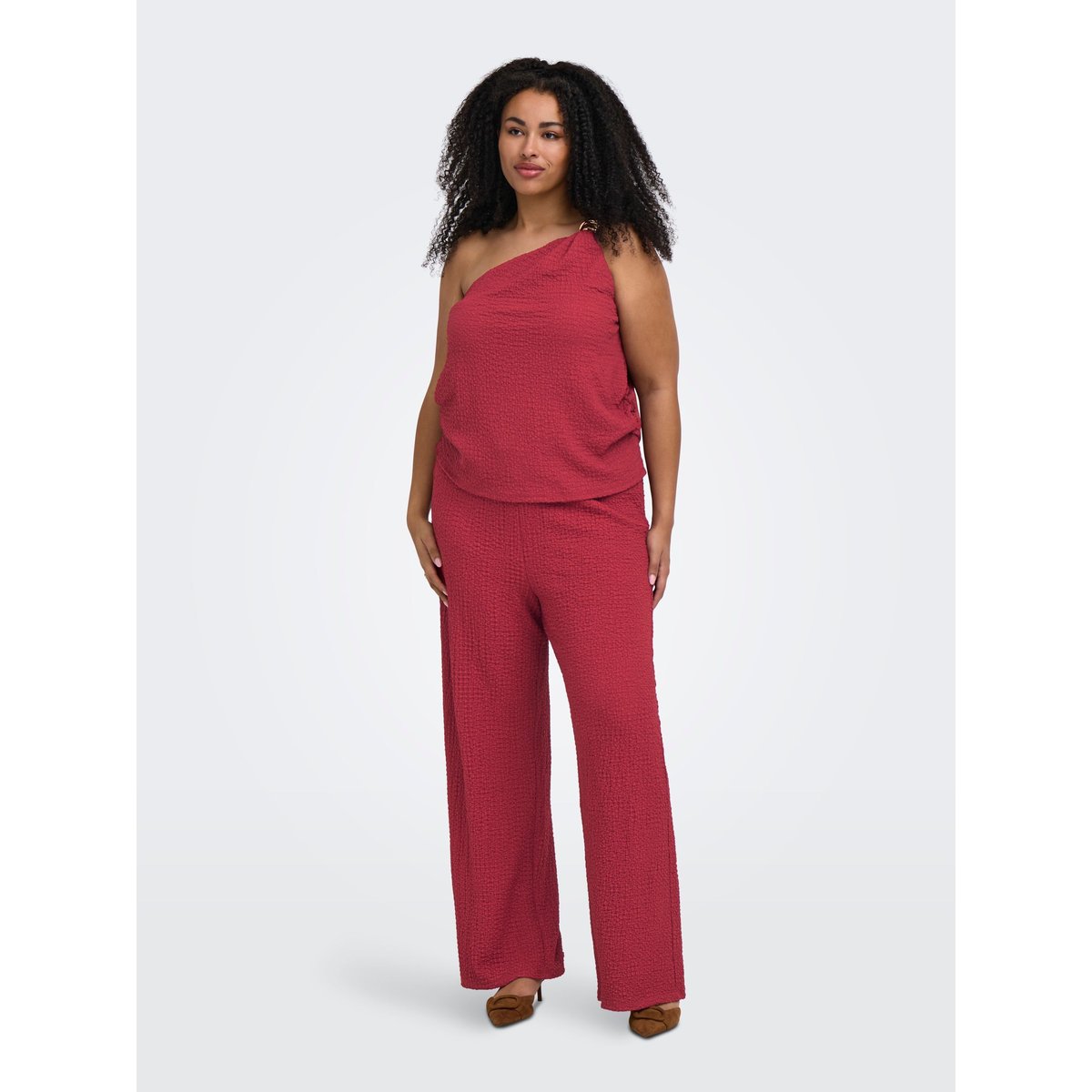 Pantalon brick red, ONLY CARMAKOMA