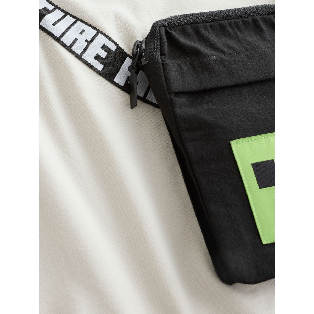 T-shirt sac minecraft grège, NEXT