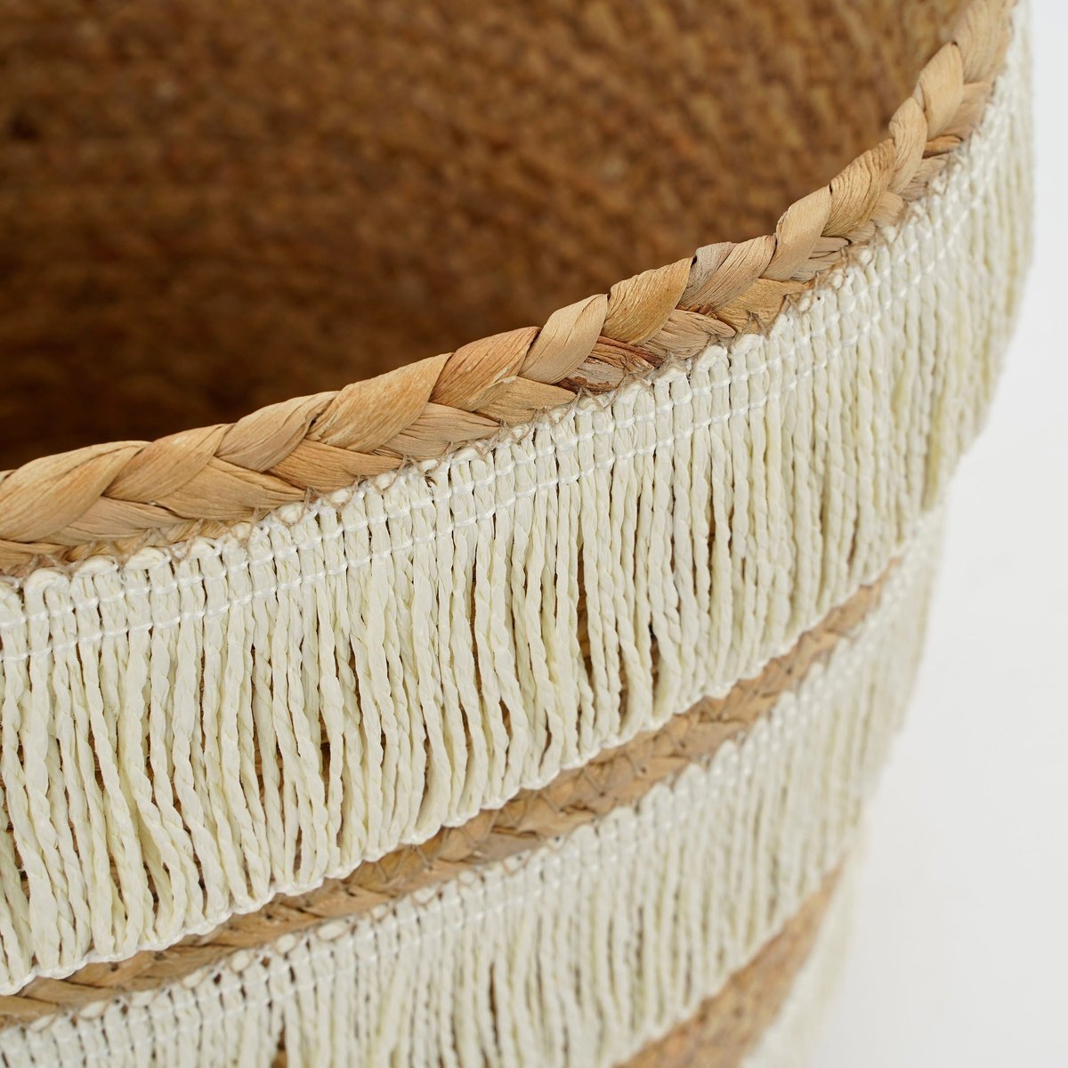 Ensemble de 2 paniers de rangement brun, MICA DECORATIONS