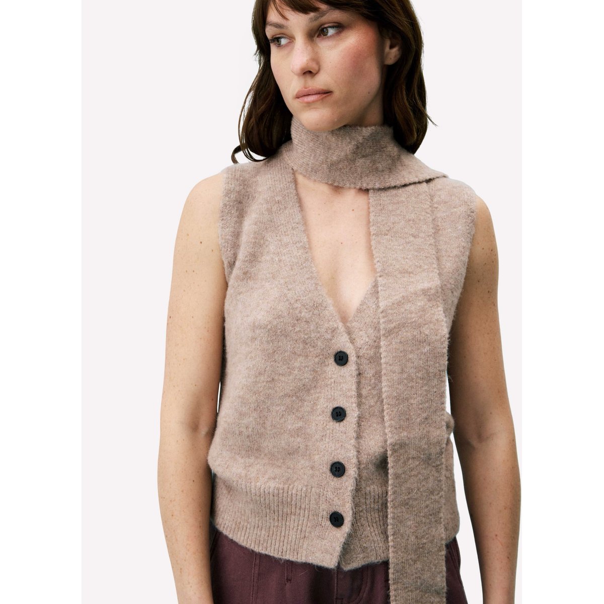 Cardigan SEVE beige, FRNCH
