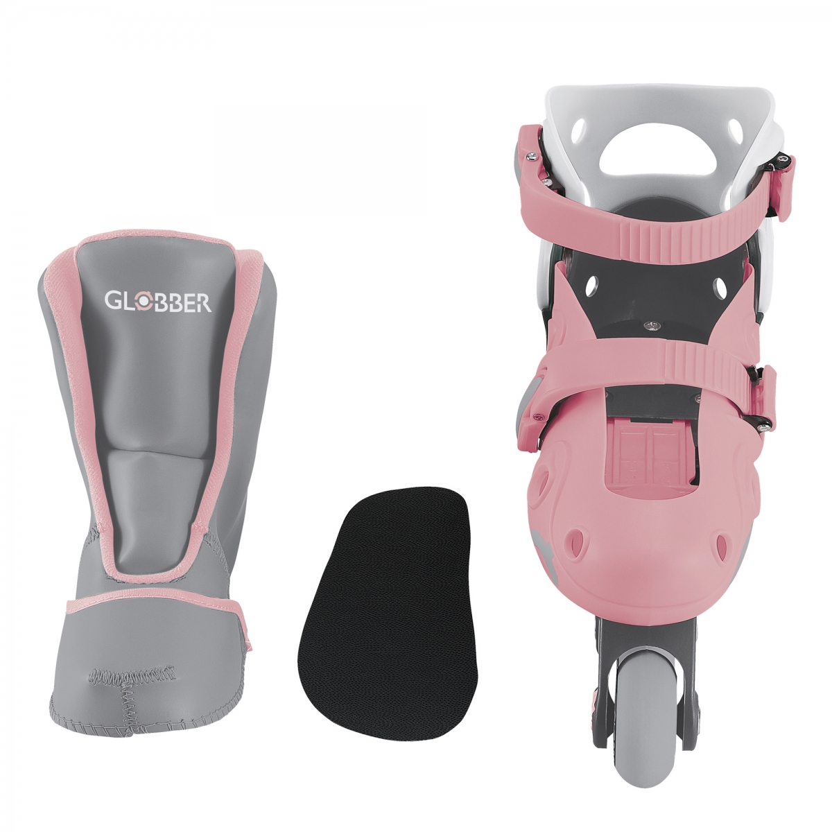 Rollers évolutifs 2-en-1 Taille S-M du 30 au 33 rose, GLOBBER