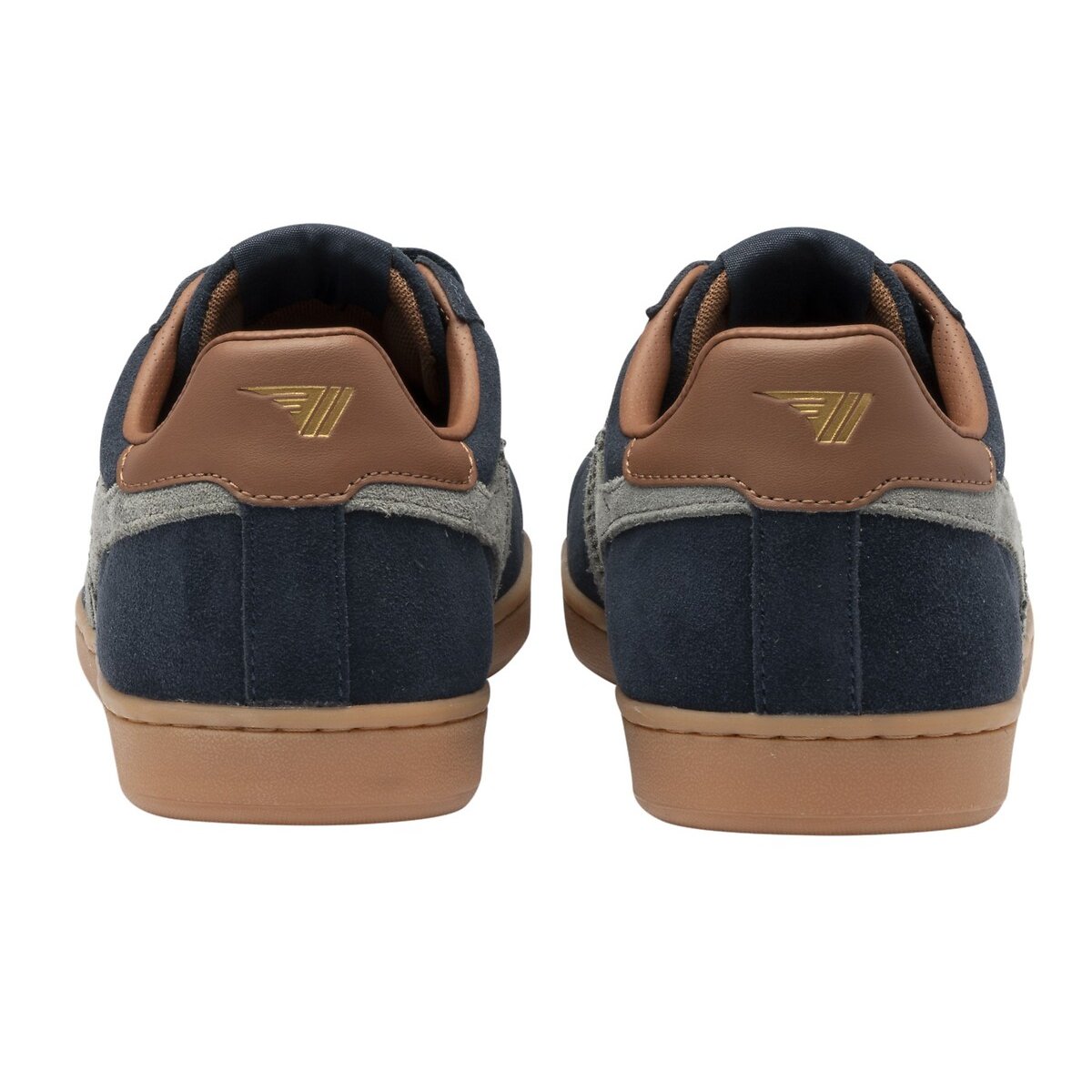 Sneakers in leer marineblauw, GOLA