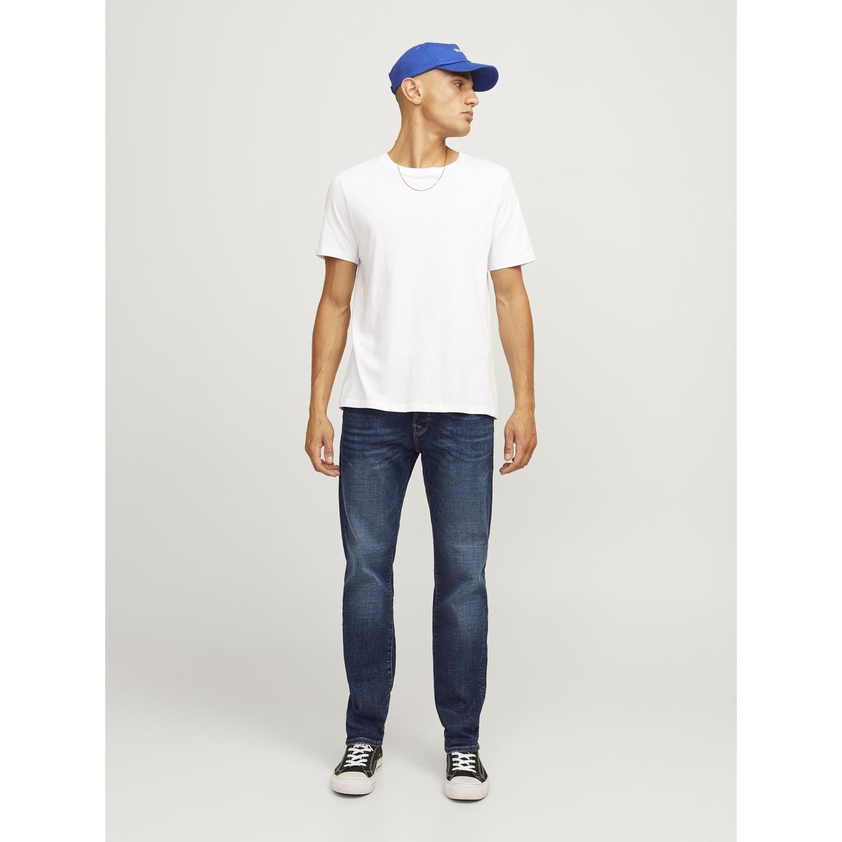 Jean Coupe Tapered blue denim, JACK & JONES