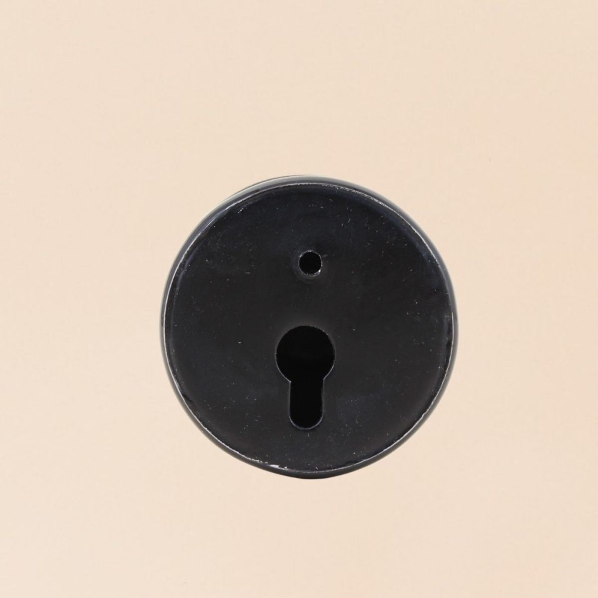 Patère en métal D5,5cm noir, BAZAR DE LUXE