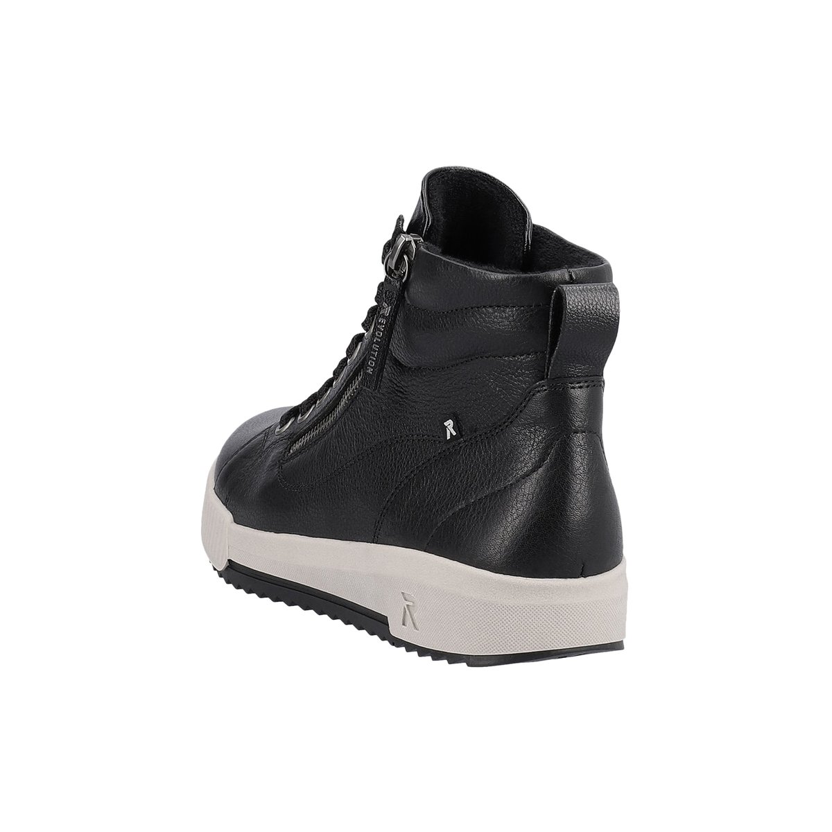 Basket Montante Cuir Revolution Columbo noir, RIEKER