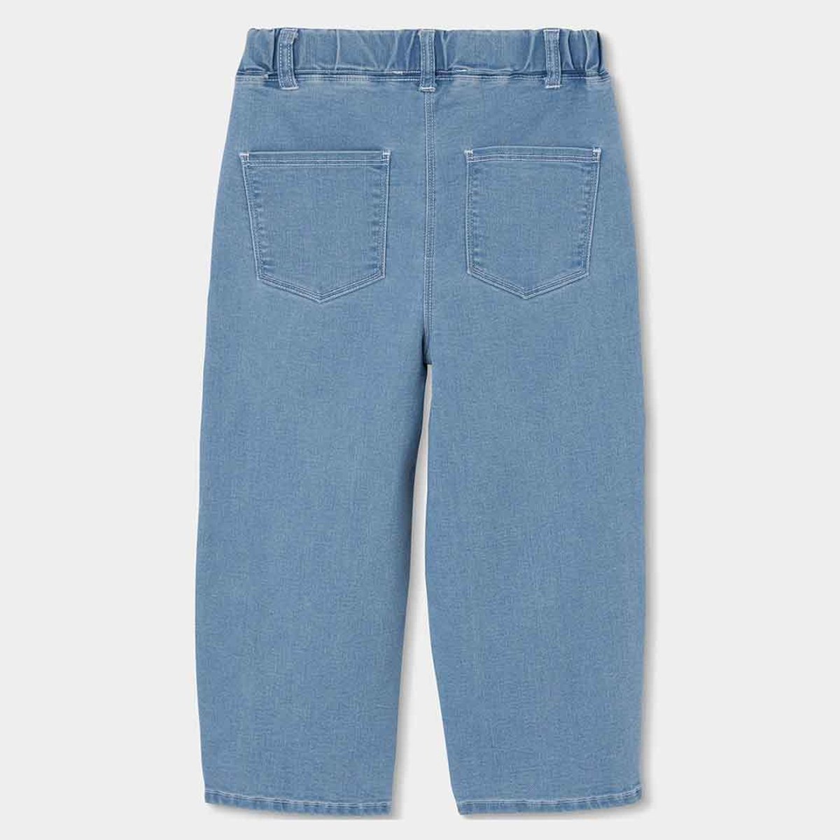 Pantalon fille en denim bleu, BOBOLI