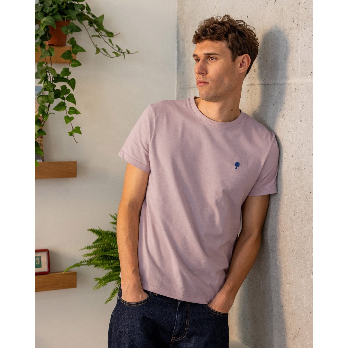 T-shirt ARCY rose grisé, FAGUO