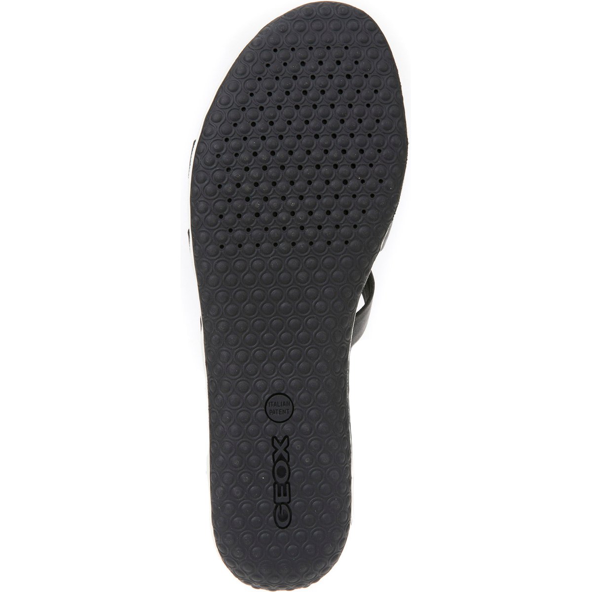 Sandales en cuir Vega noir, GEOX