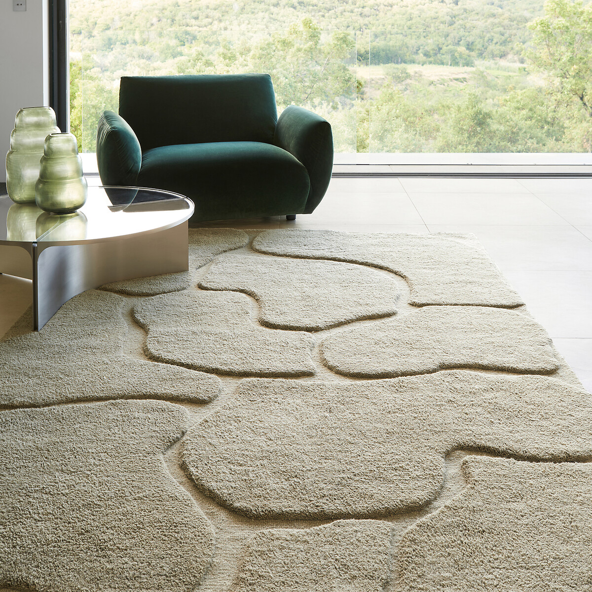 Tapis pure laine, tufté main, Sagredo lichen, AM.PM