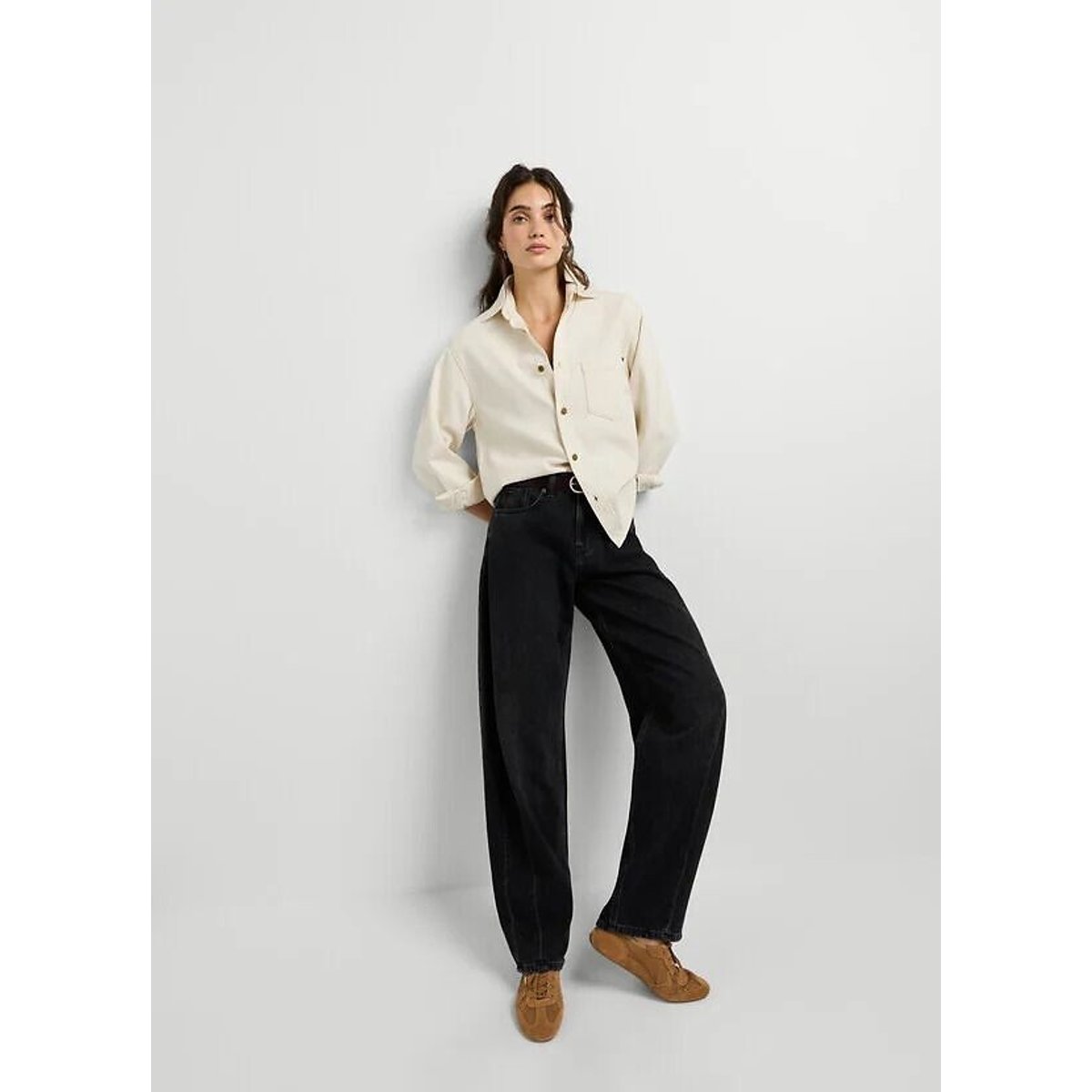 Jean balloon BOW black washed, PEPE JEANS