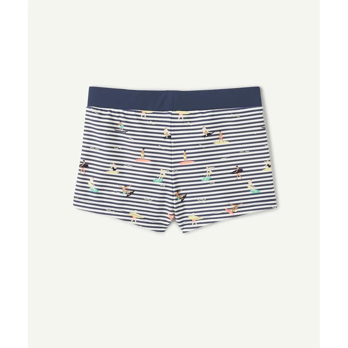 Boxer da bagno a righe rigato blu vivo/bianco, TAPE A L'OEIL