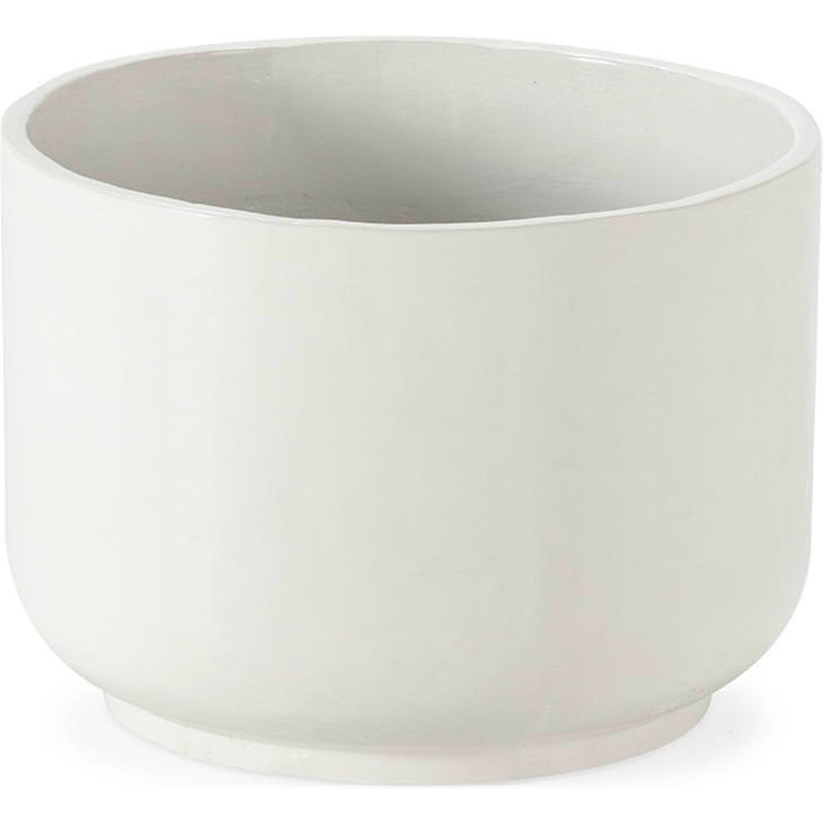Cache-pot en fibres-ciment blanc, RECOLLECTION