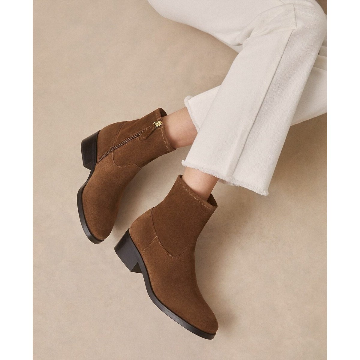 N°167 Suede Ankle Boots 90005957, RIVECOUR