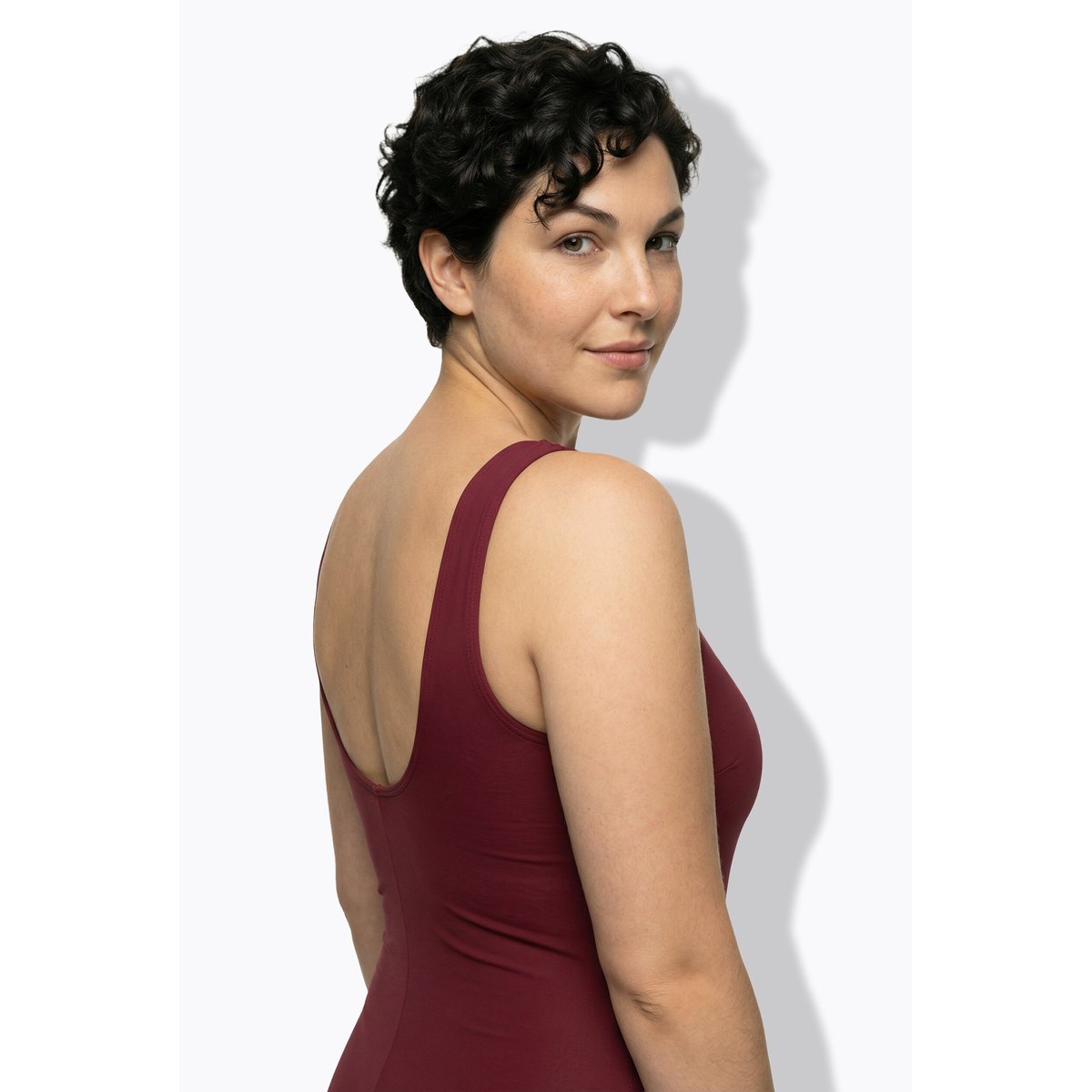 Maillot de bain une pièce rouge pur, ULLA POPKEN