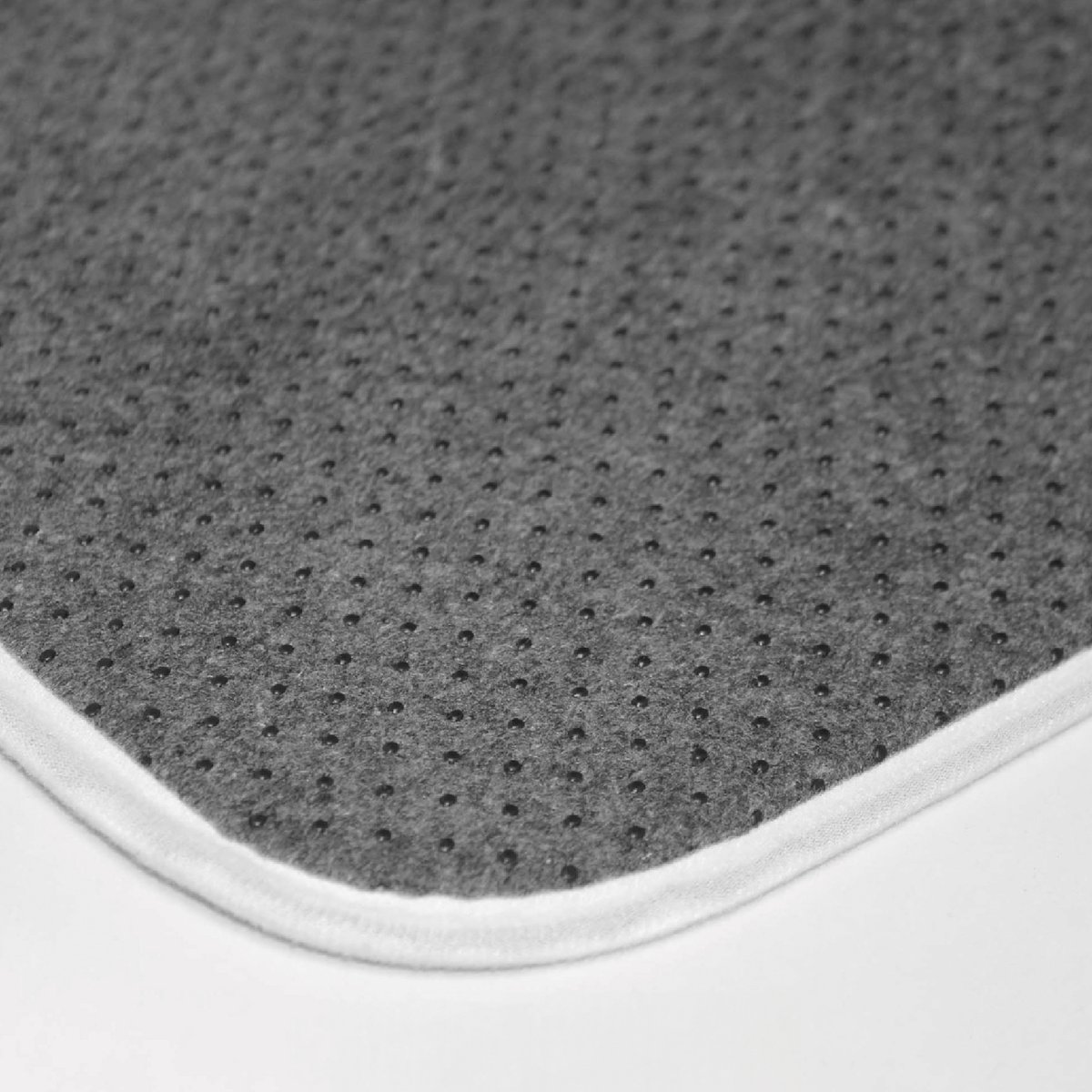 Tapis de Bain Joya Feuilles Dorées blanc, DOUCEUR D'INTÉRIEUR