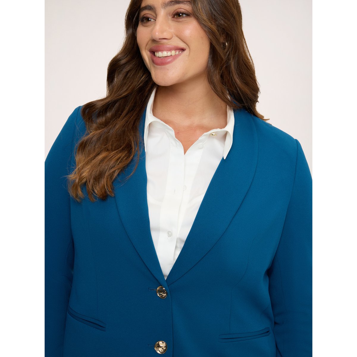 Blazer court petrol blue, FIORELLA RUBINO