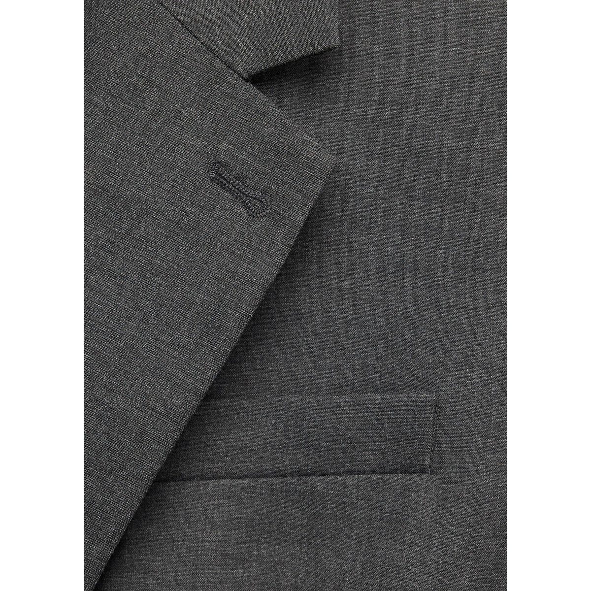 Blazer costume laine gris, MANGO