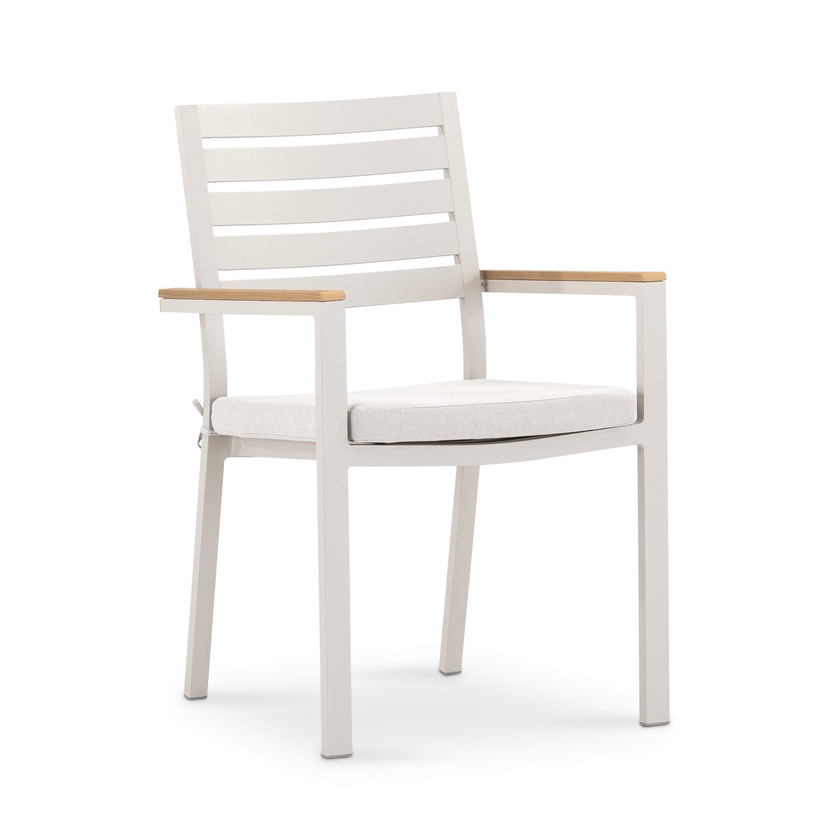 Chaise aluminium, lot de 8, OSAKA beige, DEFORA HOME