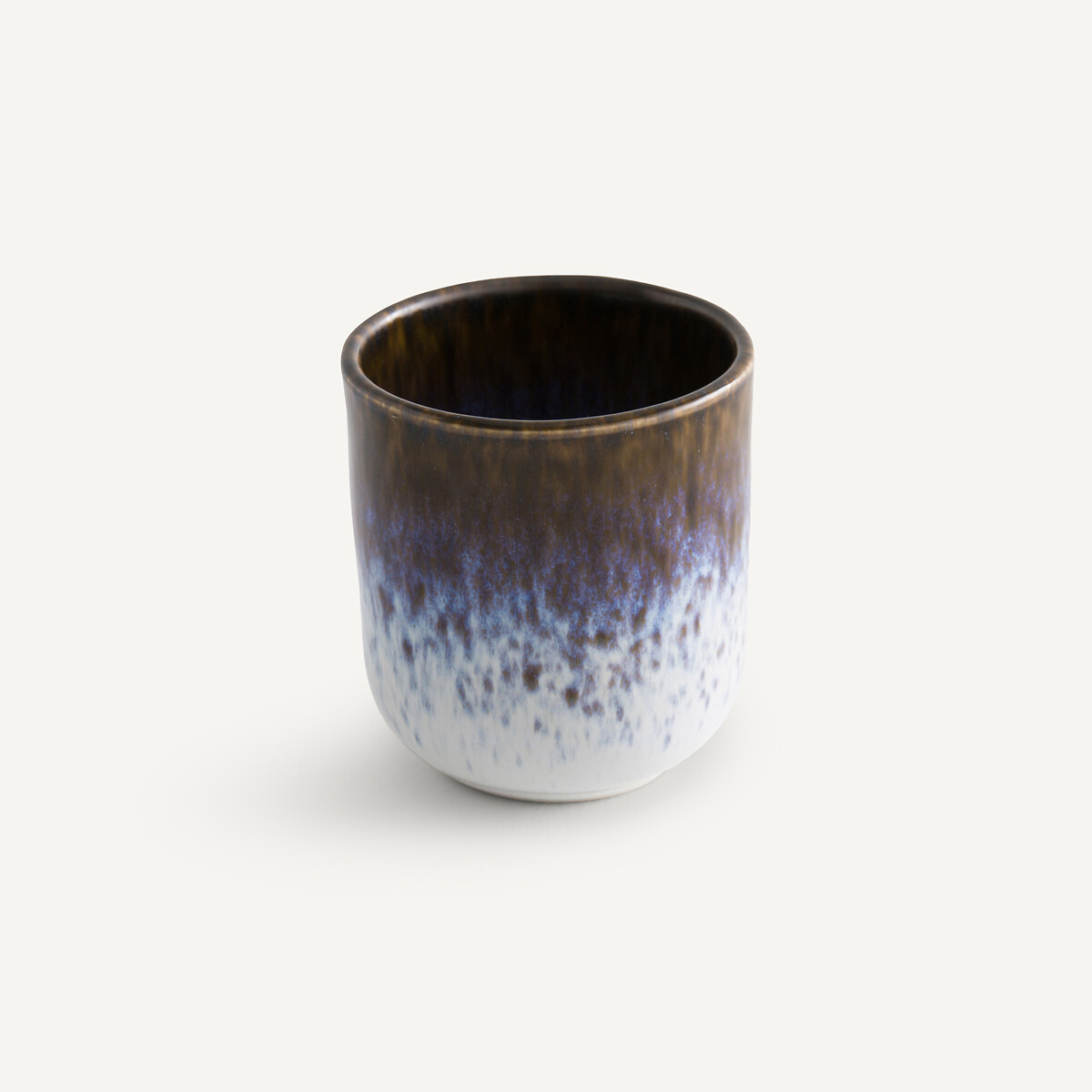 Lot de 4 tasses en grès émaillé, Amadora bleu/marron/blanc, AM.PM