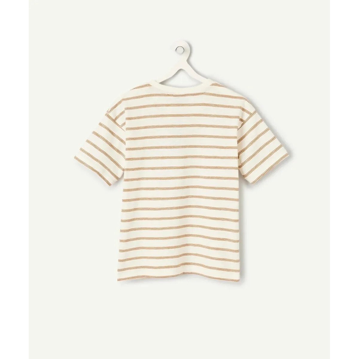 Striped Short Sleeve T-Shirt beige striped/white, TAPE A L'OEIL