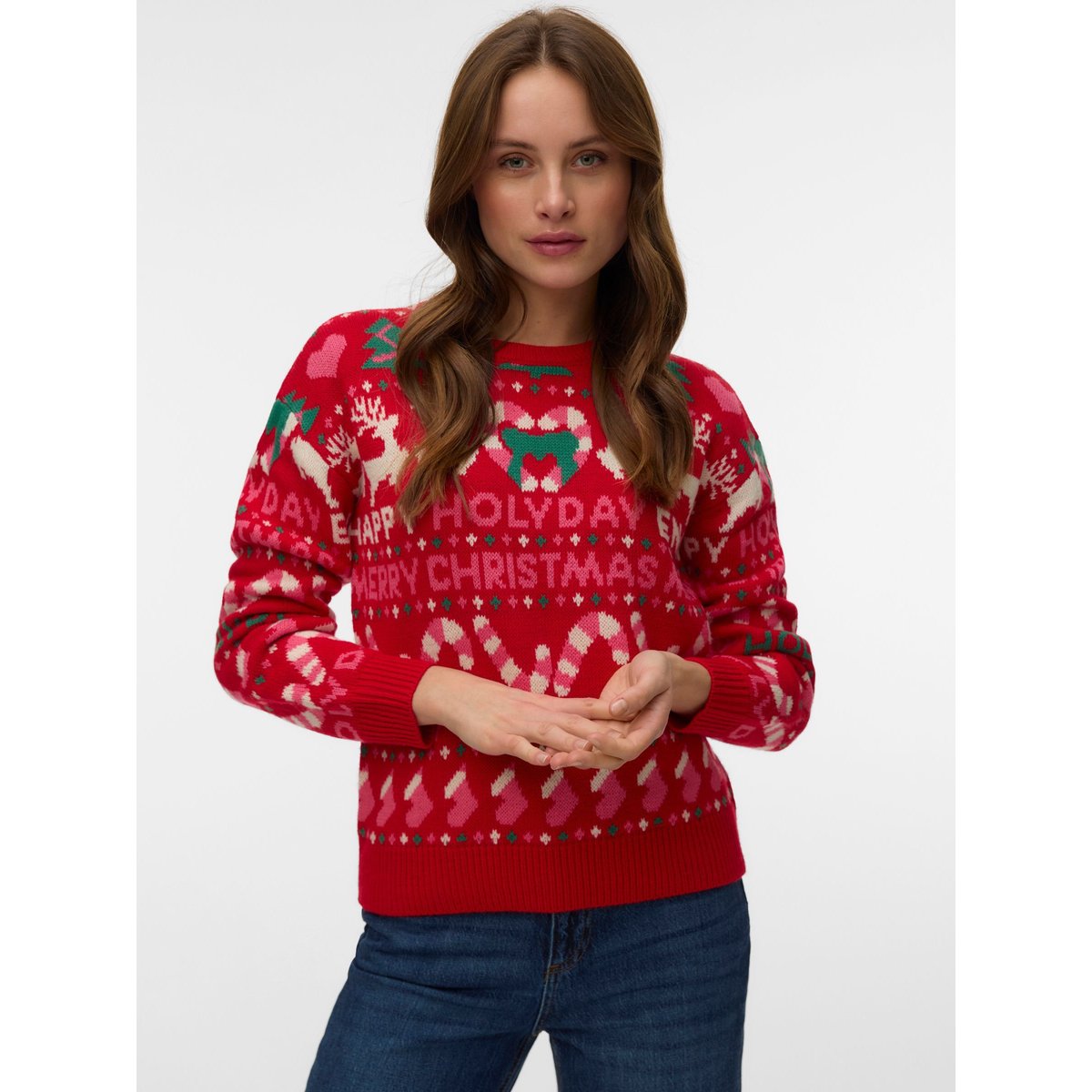 Pull En Maille chinese red, VERO MODA