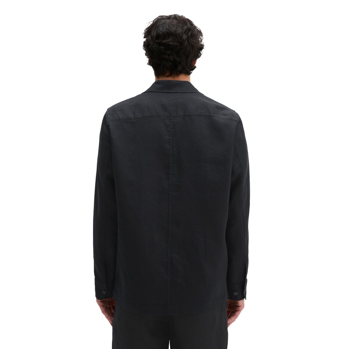 Survêtement style veste en pur lin noir, MARC O'POLO