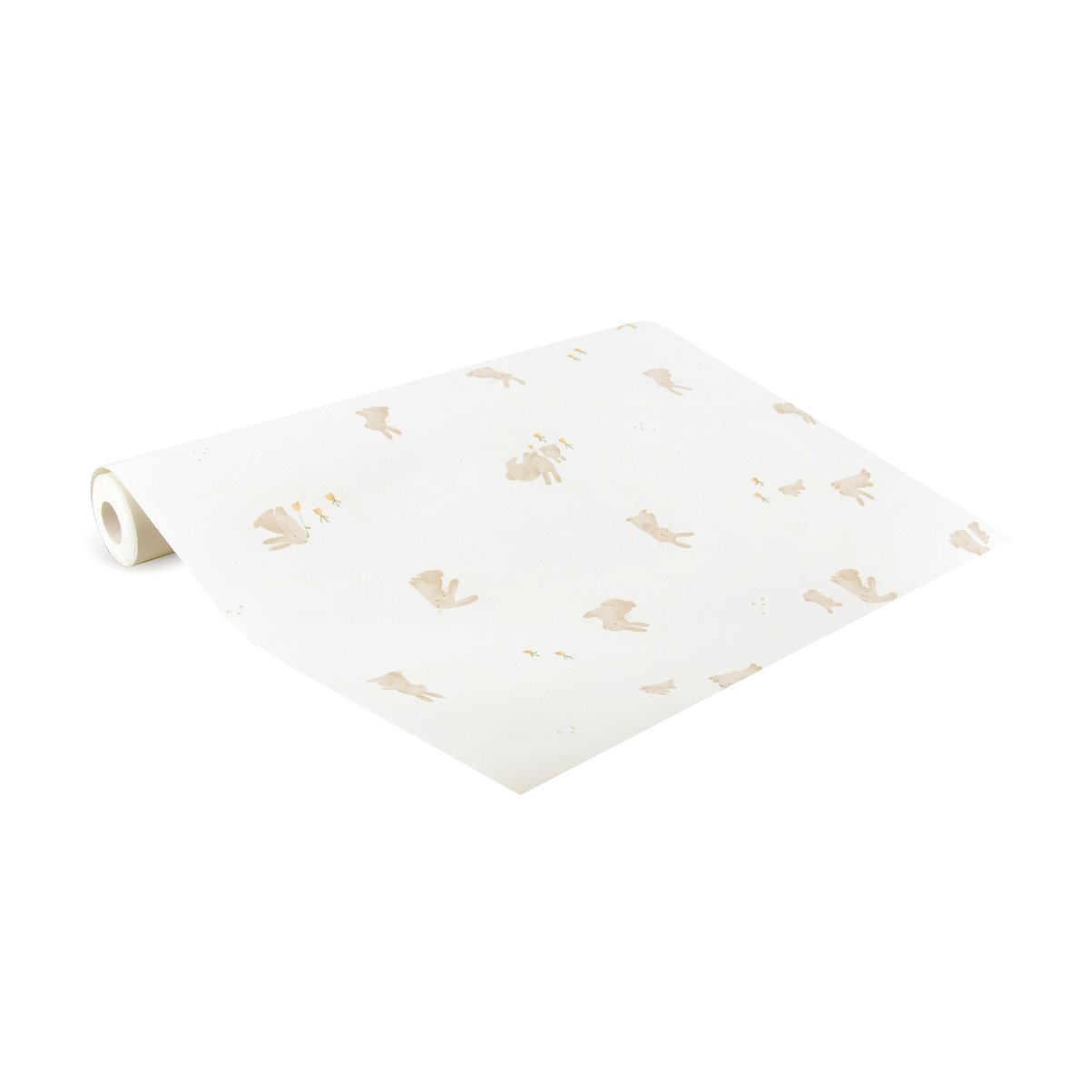 Papier peint pour enfant Bébé Lapin coloris pastel, LITTLE DUTCH