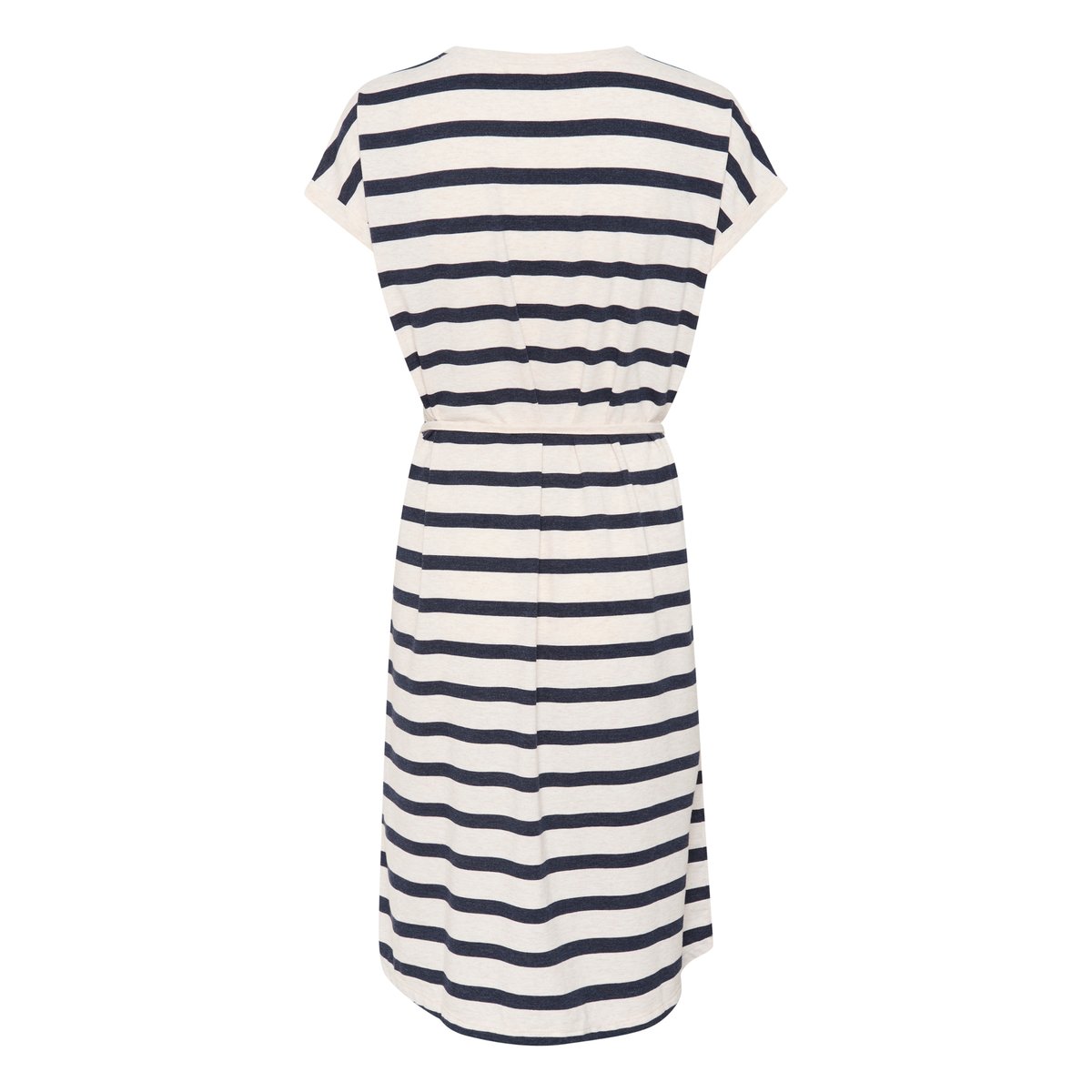 Dress bleu blue melange stripe, CREAM