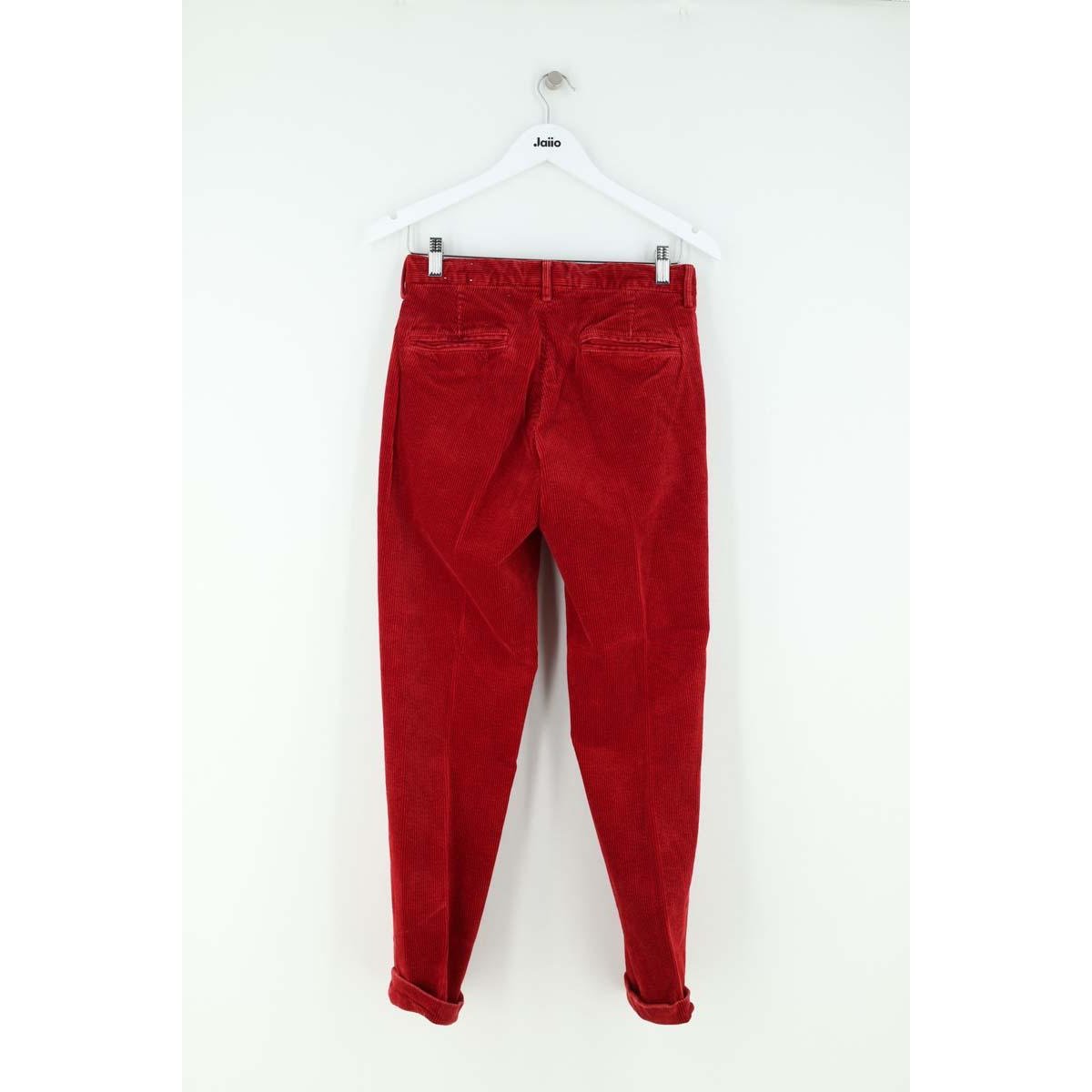 Pantalon droit - Très Bon État rouge, RALPH LAUREN