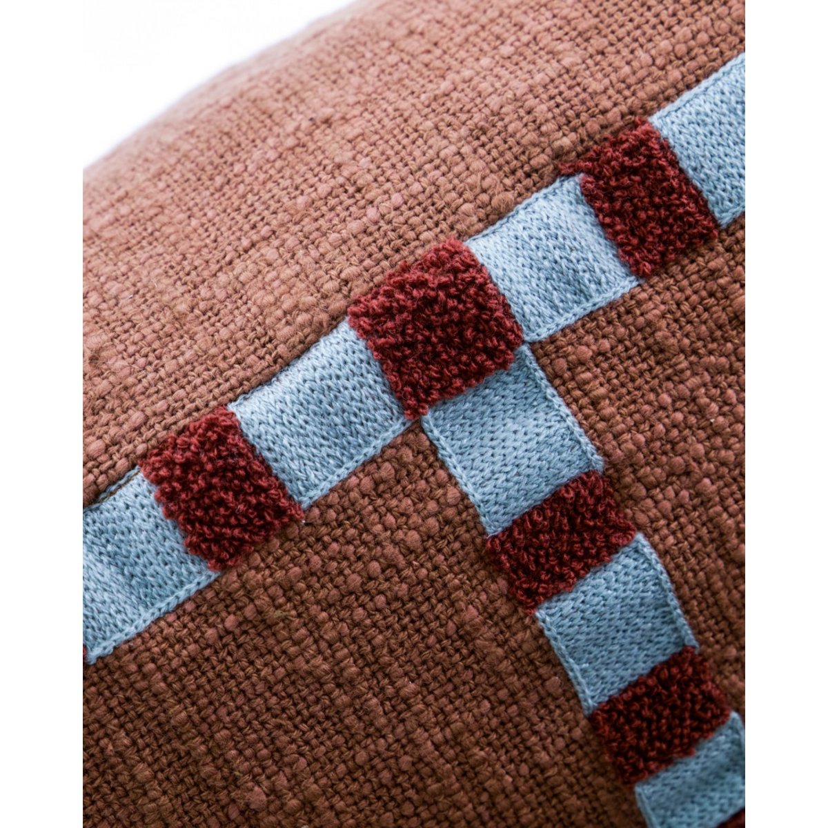 Housse de coussin Cross marron, HOUSE DOCTOR
