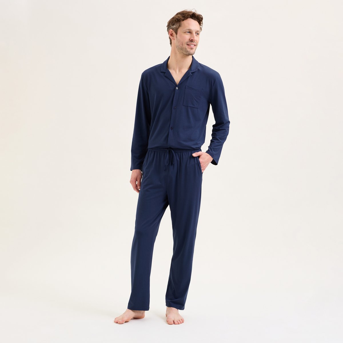 Pantalon  en jersey BASILE nuit, LAURENCE TAVERNIER