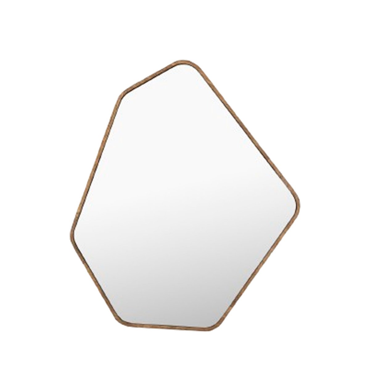 Miroir organique en bois 41,5x50cm- BRYN bois foncé, DUTCHBONE