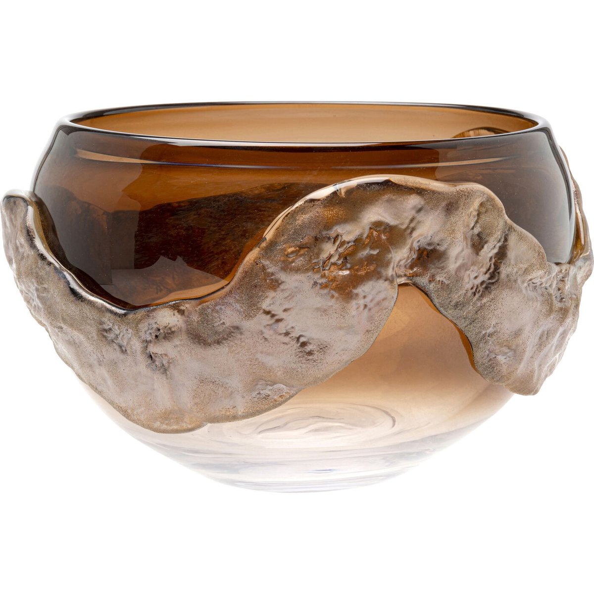 Coupe en verre texturé, PICO marron, KARE DESIGN