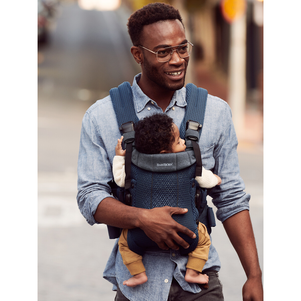 Porte bébé harmony mesh 3d bleu marine, BABYBJORN