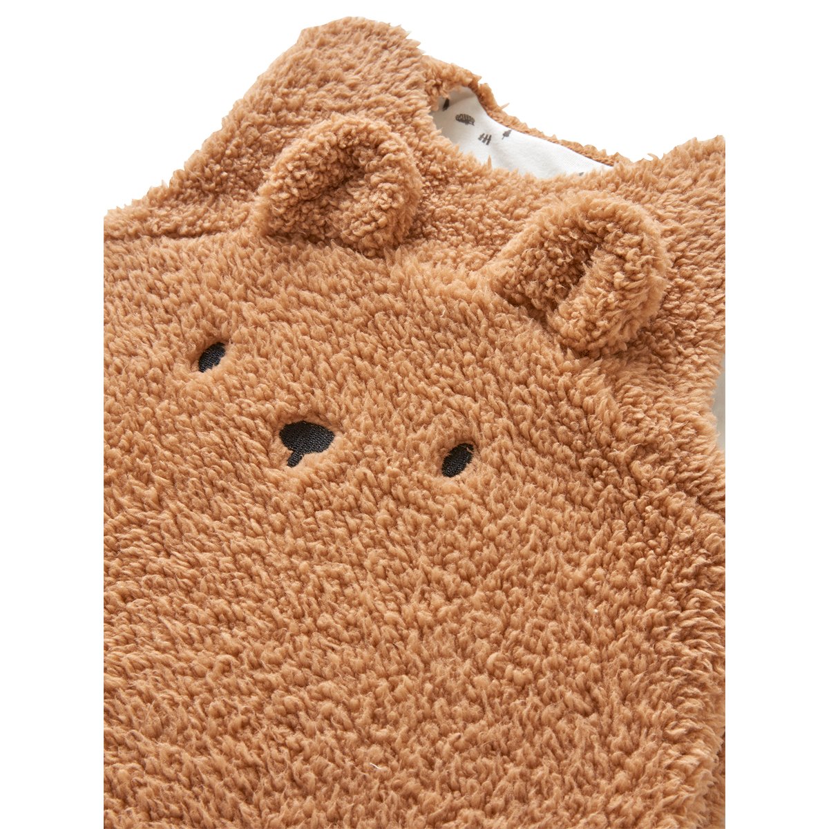 Gigoteuse manches amovibles Ours GREEN FOREST beige foncé, VERTBAUDET