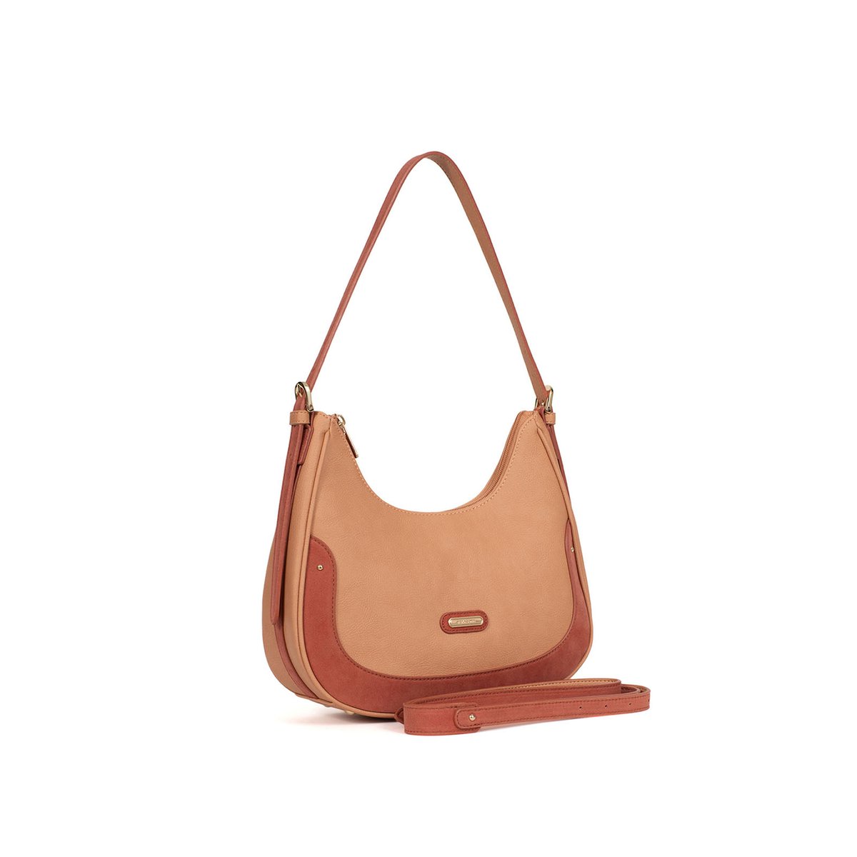 Sac porté épaule 1 anse MOLY peche, HEXAGONA