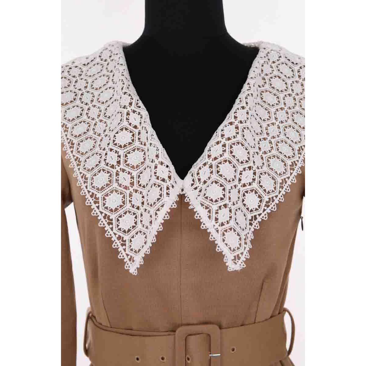 Robe - Très Bon État camel, CLAUDIE PIERLOT